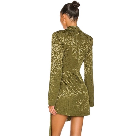 House of Harlow 1960 x REVOLVE Milani Mini Dress in Olive Green - Picture 3 of 13